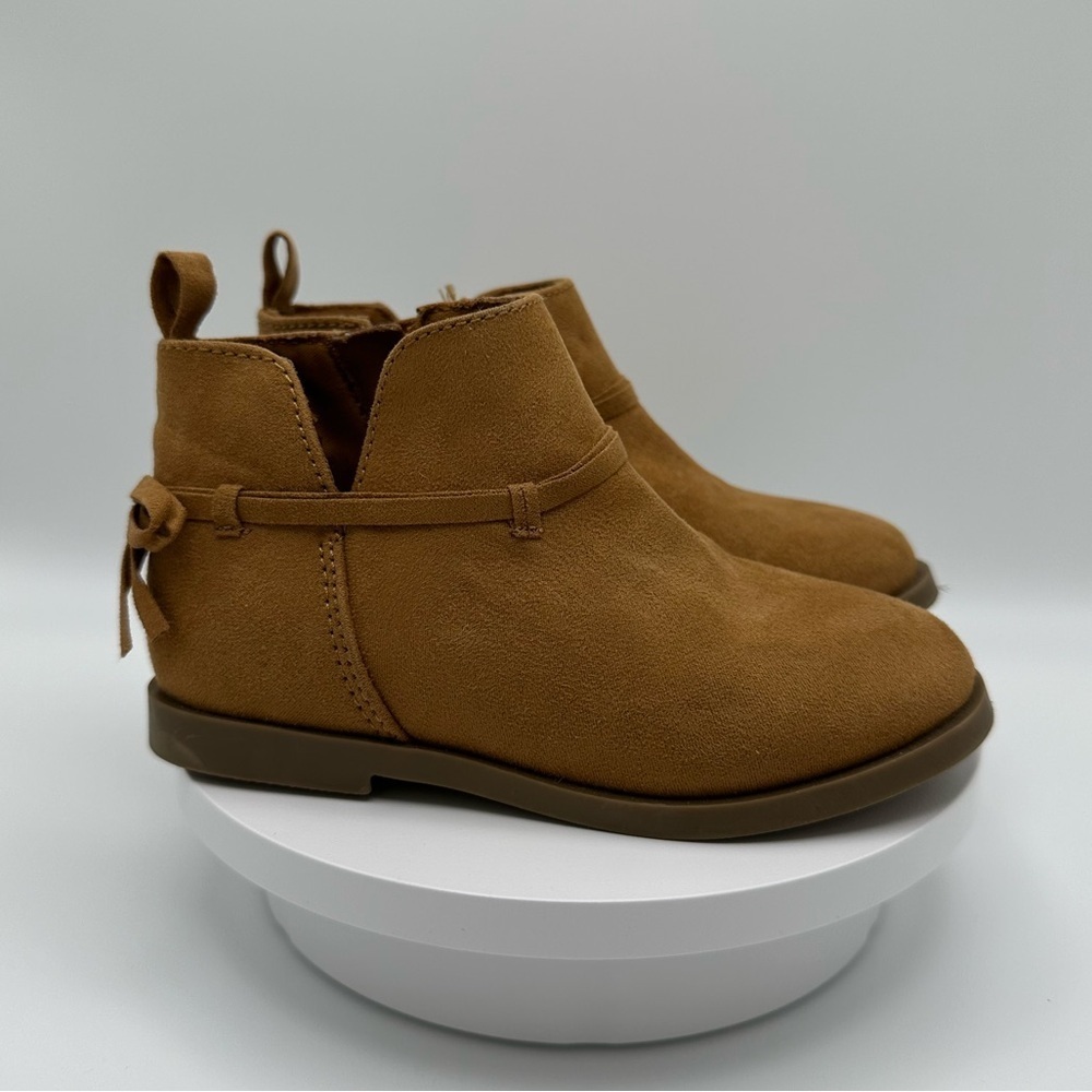 OLD NAVY Vegan Suede Toddler Boots, Size 8
